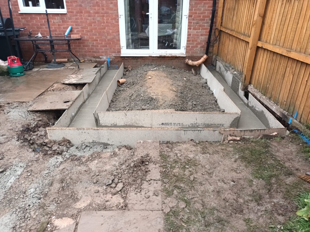 Piling in Buckshaw Village  